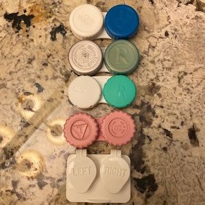 5 Contact Lens Cases
